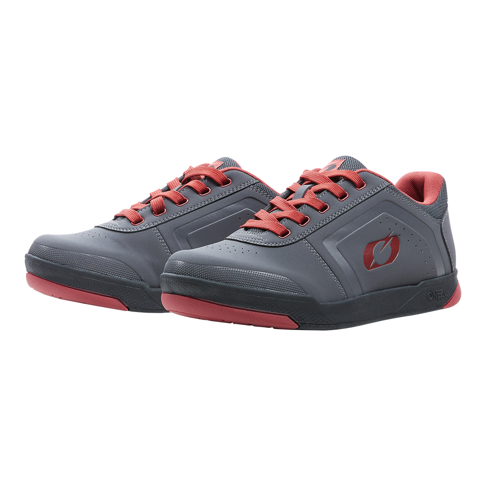 Zapatillas MTB O'NEAL PINNED FLAT Gris/Rojo