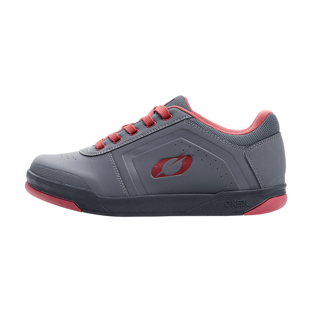 Zapatillas MTB O'NEAL PINNED FLAT Gris/Rojo