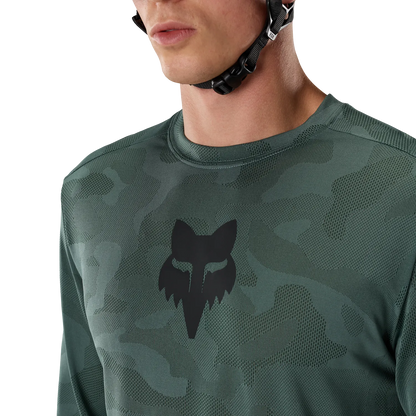 Maillot FOX RANGER TRU DRI de manga larga verde salvia