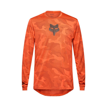 Maillot FOX RANGER TRU DRI Manga Larga Naranja