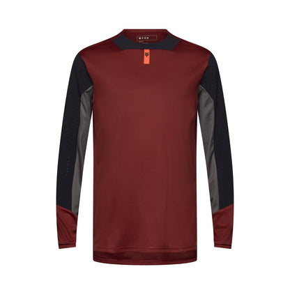 Maillot FOX DEFEND Manga Larga Burdeos