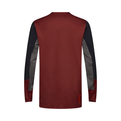 Maillot FOX DEFEND Manga Larga Burdeos