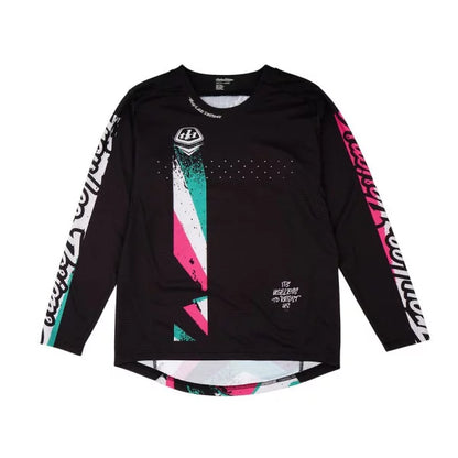Maillot TROY LEE DESIGNS SPRINT FULL PULL Junior Mangas Largas Negro