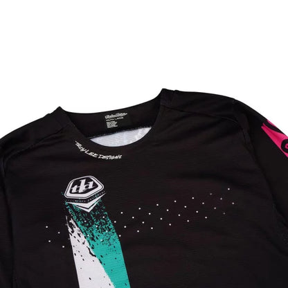Maillot TROY LEE DESIGNS SPRINT FULL PULL Junior Mangas Largas Negro