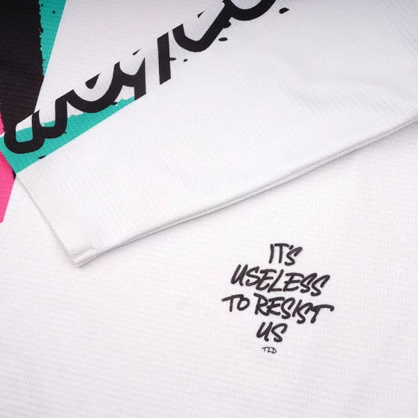 Maillot manga larga junior TROY LEE DESIGNS SPRINT FULL PULL Blanco