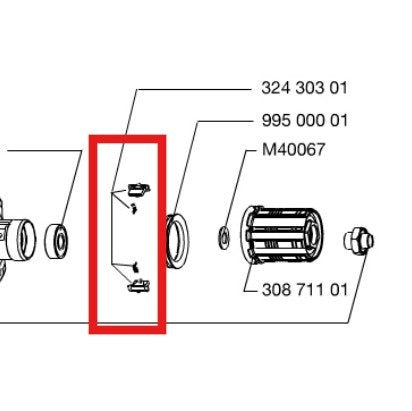 MAVIC FTSX RELEASE KEY KIT (RUEDAS MOUNTAIN BIKE)