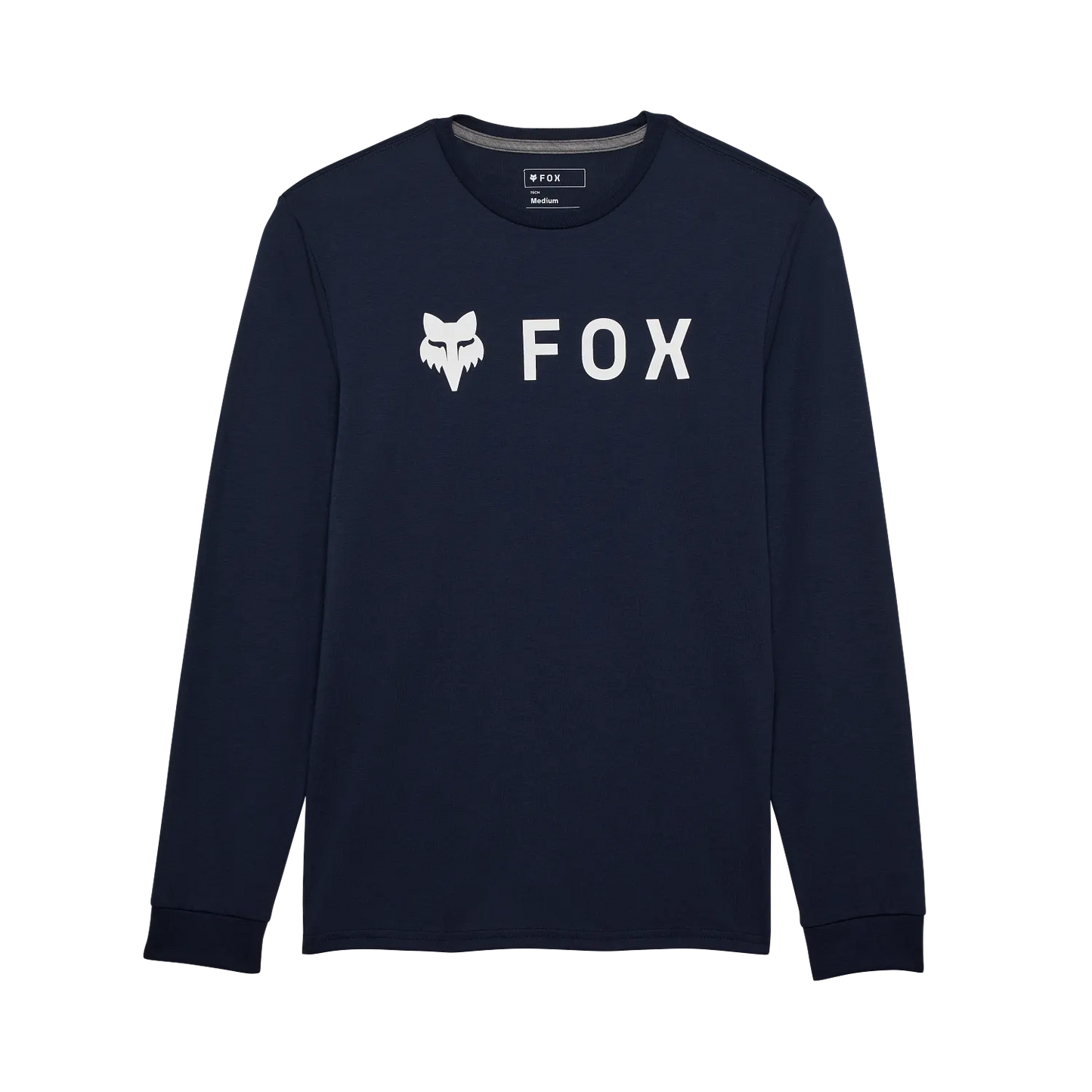 FOX ABSOLUTE TRUDRI Camiseta Técnica Manga Larga Azul Medianoche