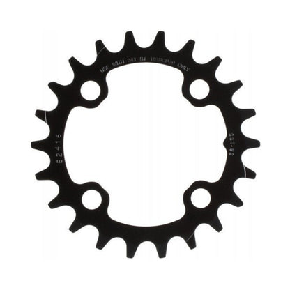 Plato interior SRAM MTB GX 10V de 4 tornillos, 64 mm — vista del plato sobre fondo blanco