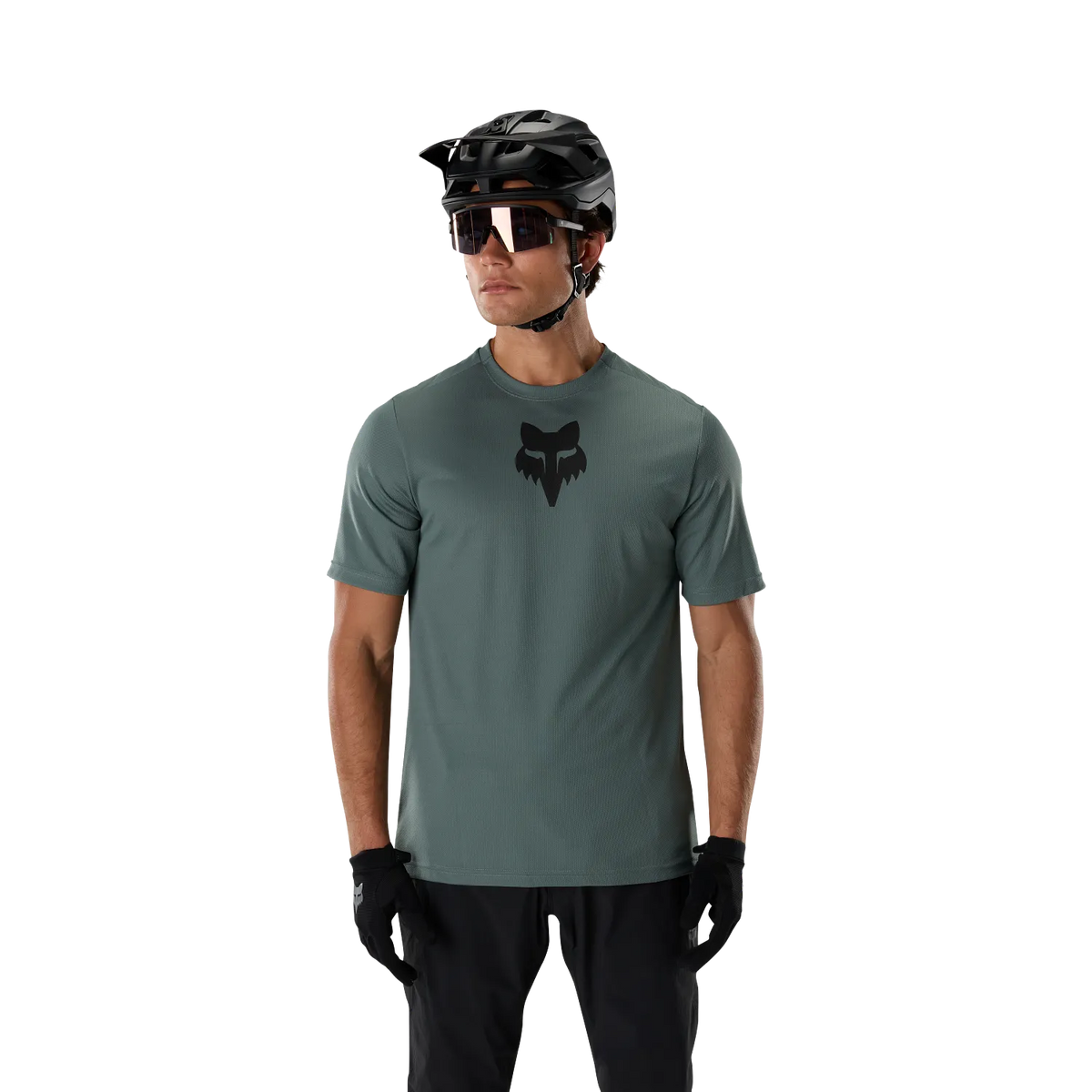 Maillot FOX RANGER FOX HEAD Manga Corta Verde Salvia