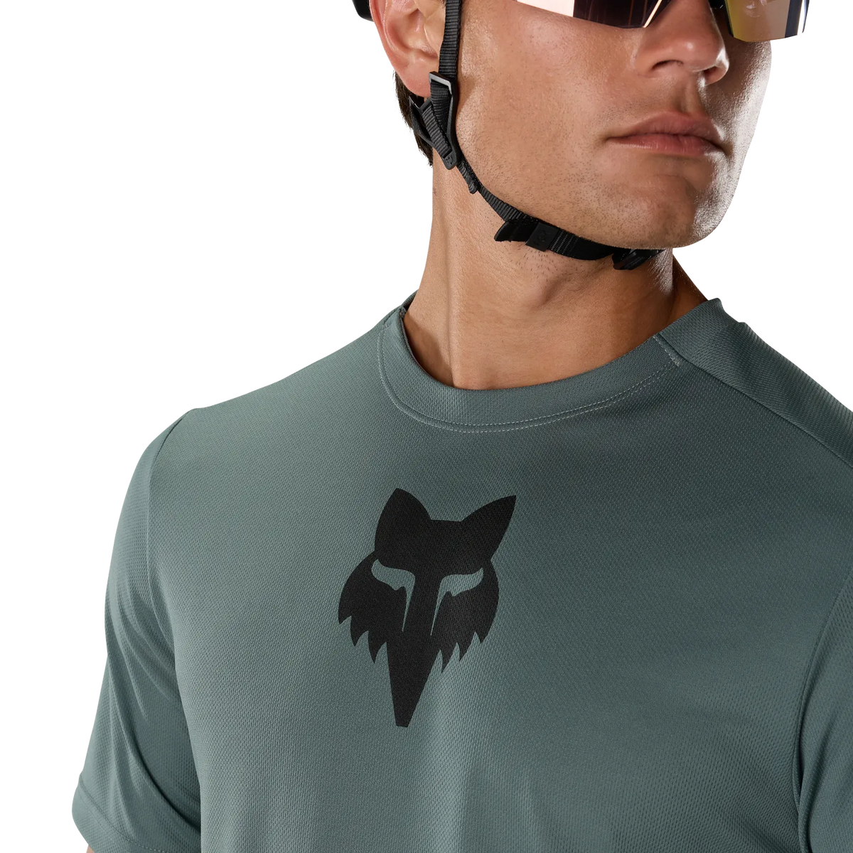Maillot FOX RANGER FOX HEAD Manga Corta Verde Salvia