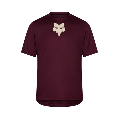 Maillot FOX RANGER FOX HEAD Manga Corta Burdeos