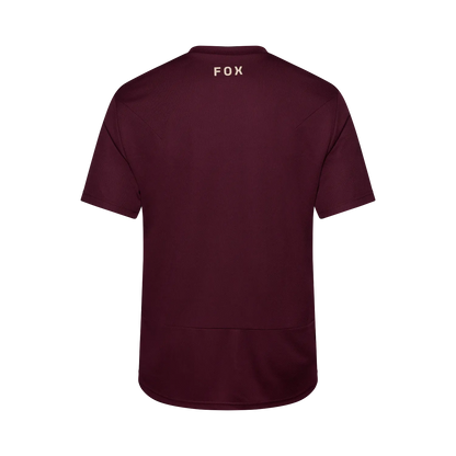 Maillot FOX RANGER FOX HEAD Manga Corta Burdeos