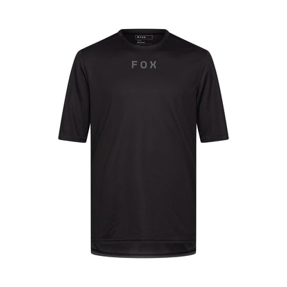 Maillot FOX RANGER WORDMARK Mangas Cortas Negro