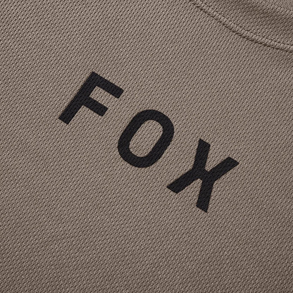 Maillot FOX RANGER WORDMARK Mangas Cortas Marrón Nutmeg