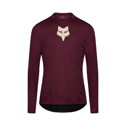 Maillot FOX RANGER FOX HEAD Manga Larga Burdeos 2026