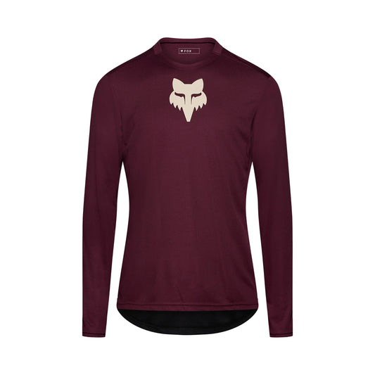 Maillot FOX RANGER FOX HEAD Manga Larga Burdeos 2026