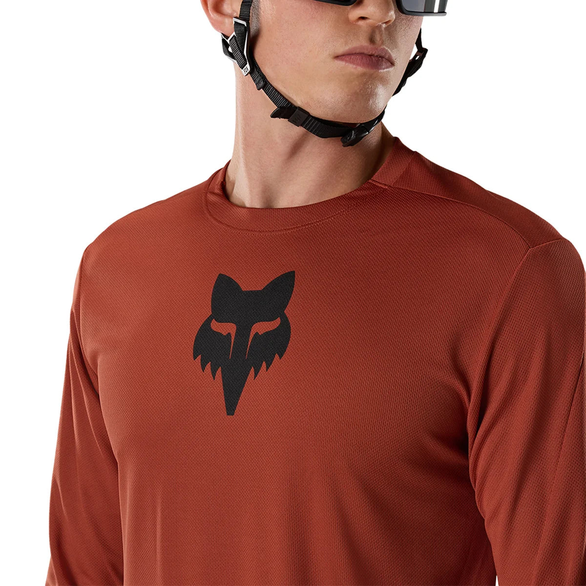 Maillot FOX RANGER FOX HEAD Mangas Largas Marrón