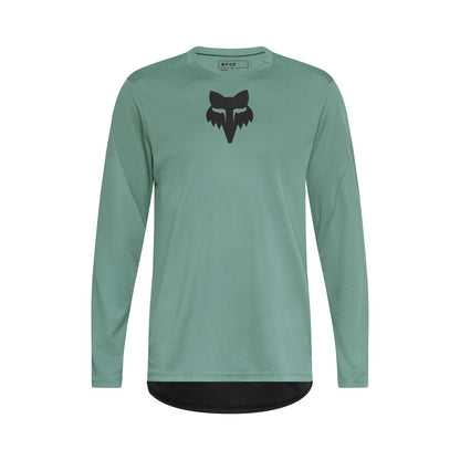 Maillot FOX RANGER FOX HEAD Manga Larga Verde