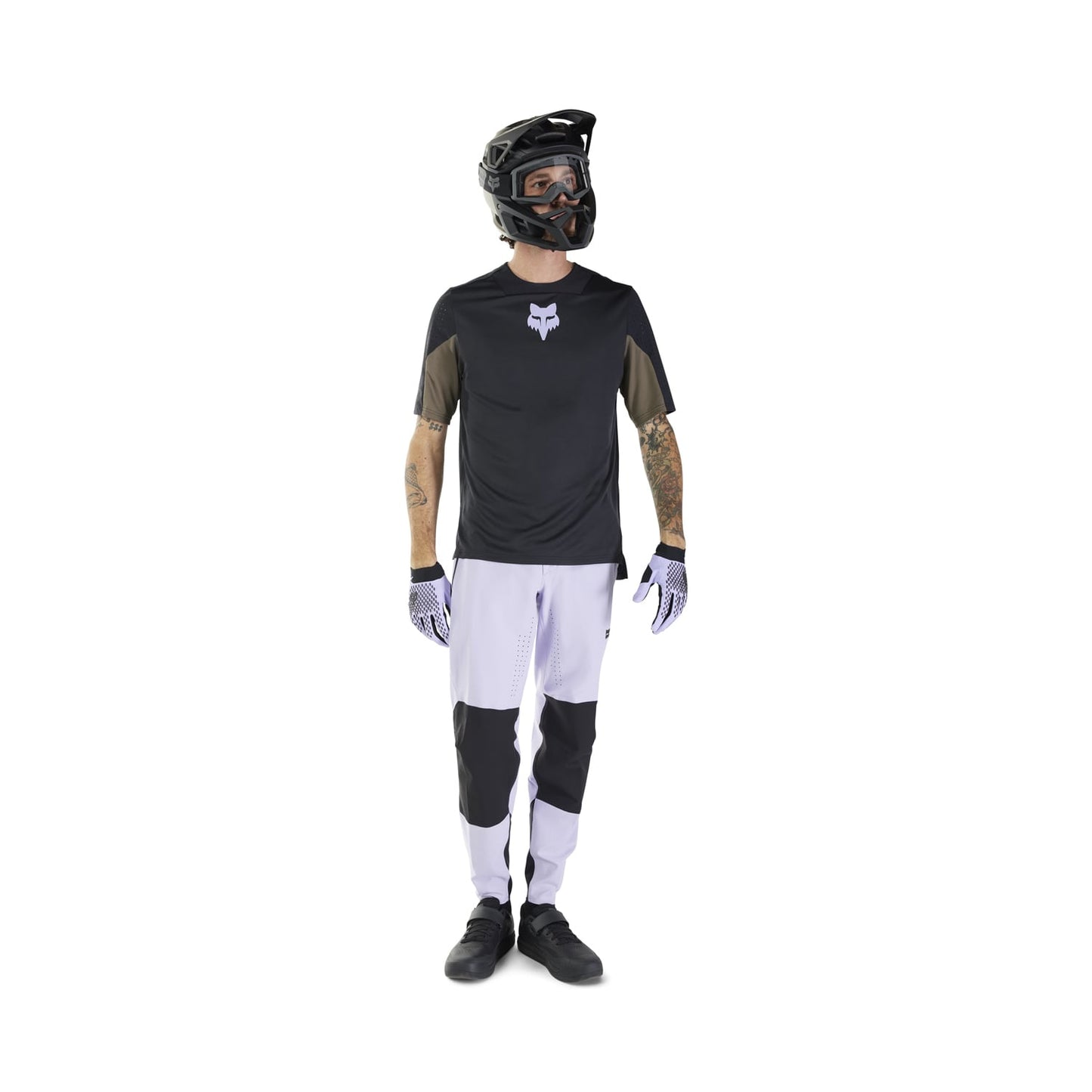 Maillot manga corta FOX DEFEND PARK Negro 2025