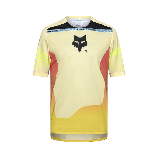 Maillot manga corta FOX FLEXAIR ELEVATED Amarillo/Naranja 2025