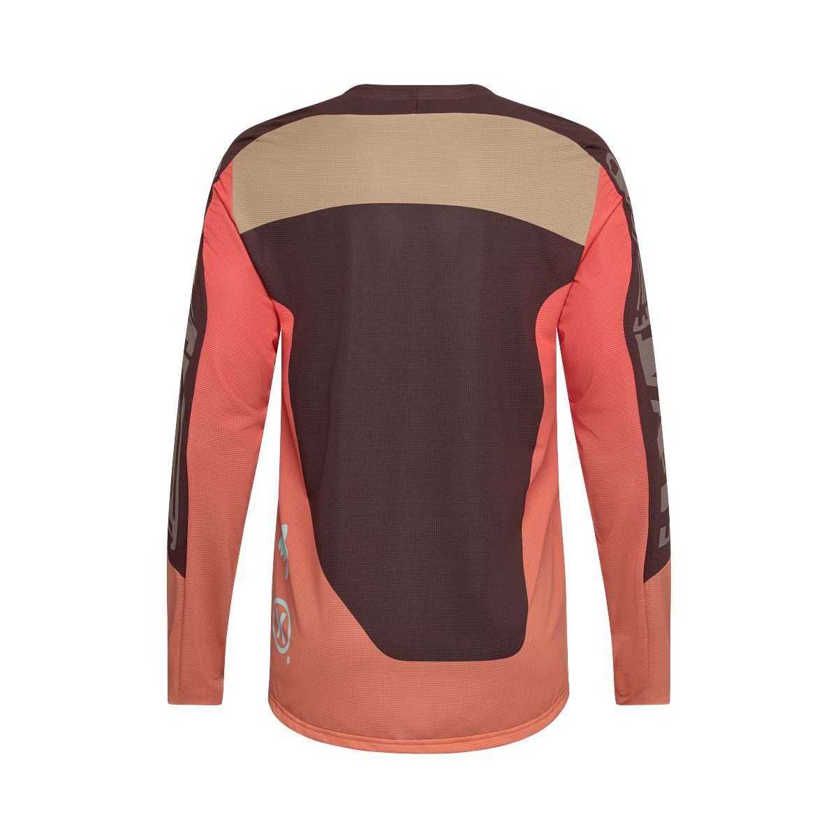 Maillot manga larga FOX FLEXAIR ELEVATED Marrón/Naranja