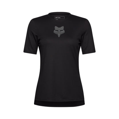 Maillot FOX RANGER HEAD Mujer Mangas Cortas Negro