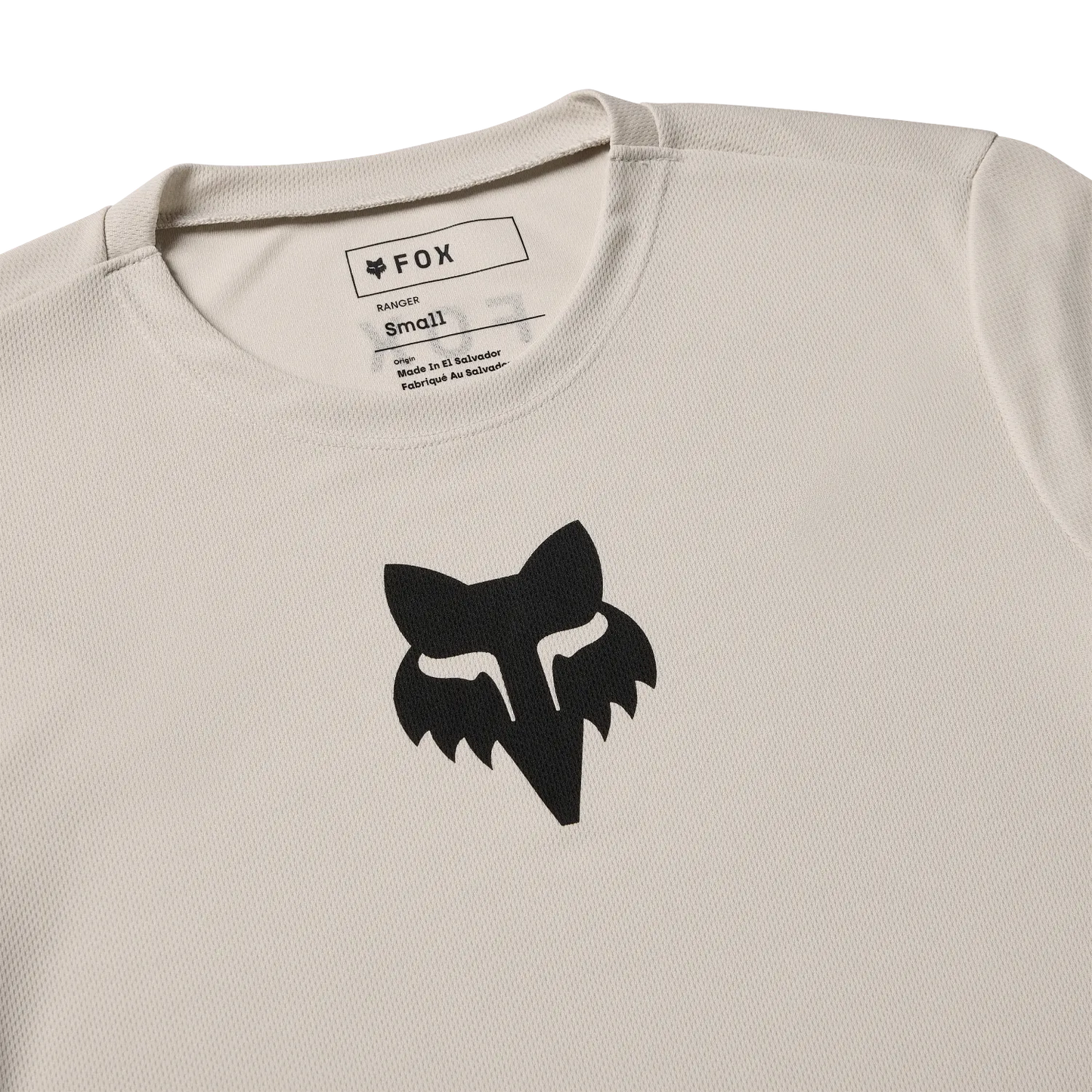 Maillot FOX RANGER HEAD Mujer Manga Corta Blanco Tiza