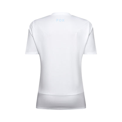 Maillot FOX RANGER HEAD Mujer Mangas Cortas Azul Pálido