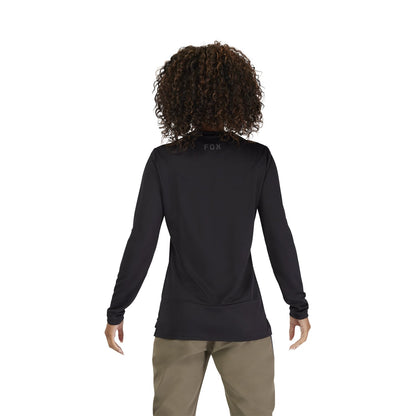 Maillot FOX RANGER HEAD Mujer Mangas Largas Negro