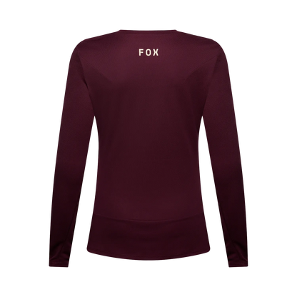 Maillot FOX RANGER FOX HEAD Mujer Manga Larga Burdeos