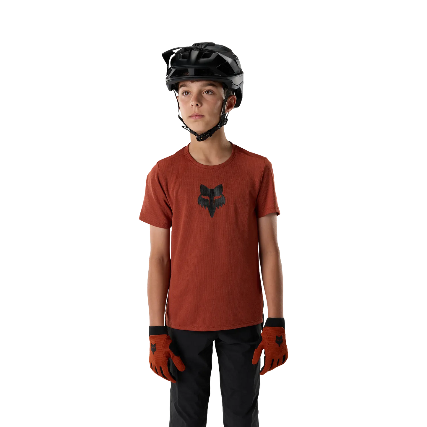 Maillot FOX RANGER FOX HEAD Junior Manga Corta Acid Scarlet