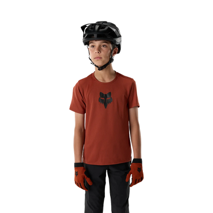 Maillot FOX RANGER HEAD Junior de manga corta Acid Scarlet