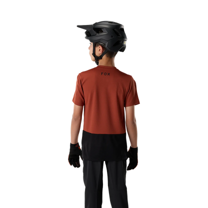 Maillot FOX RANGER HEAD Junior de manga corta Acid Scarlet