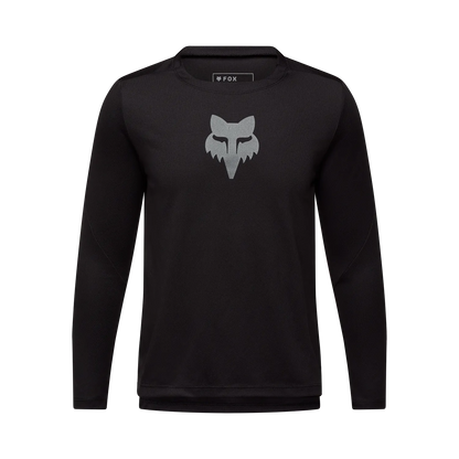 Maillot FOX RANGER HEAD Junior Mangas Largas Negro