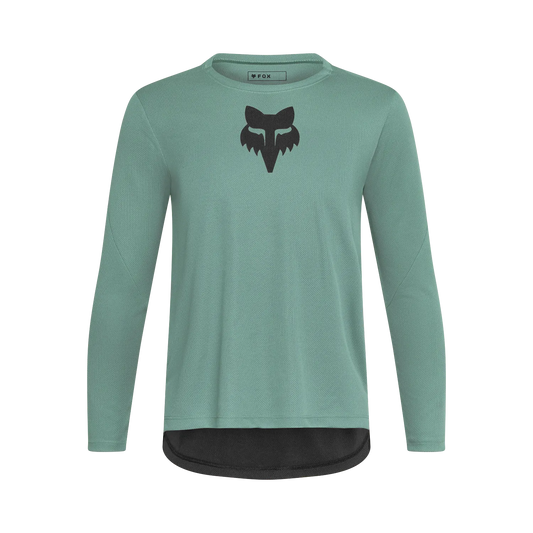 Maillot FOX RANGER FOUNDRY Junior Manga Larga Verde Salvia