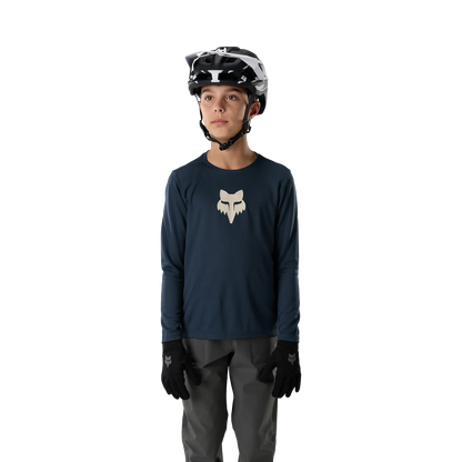 Maillot FOX RANGER FOX HEAD Junior Mangas Largas Azul Galaxy