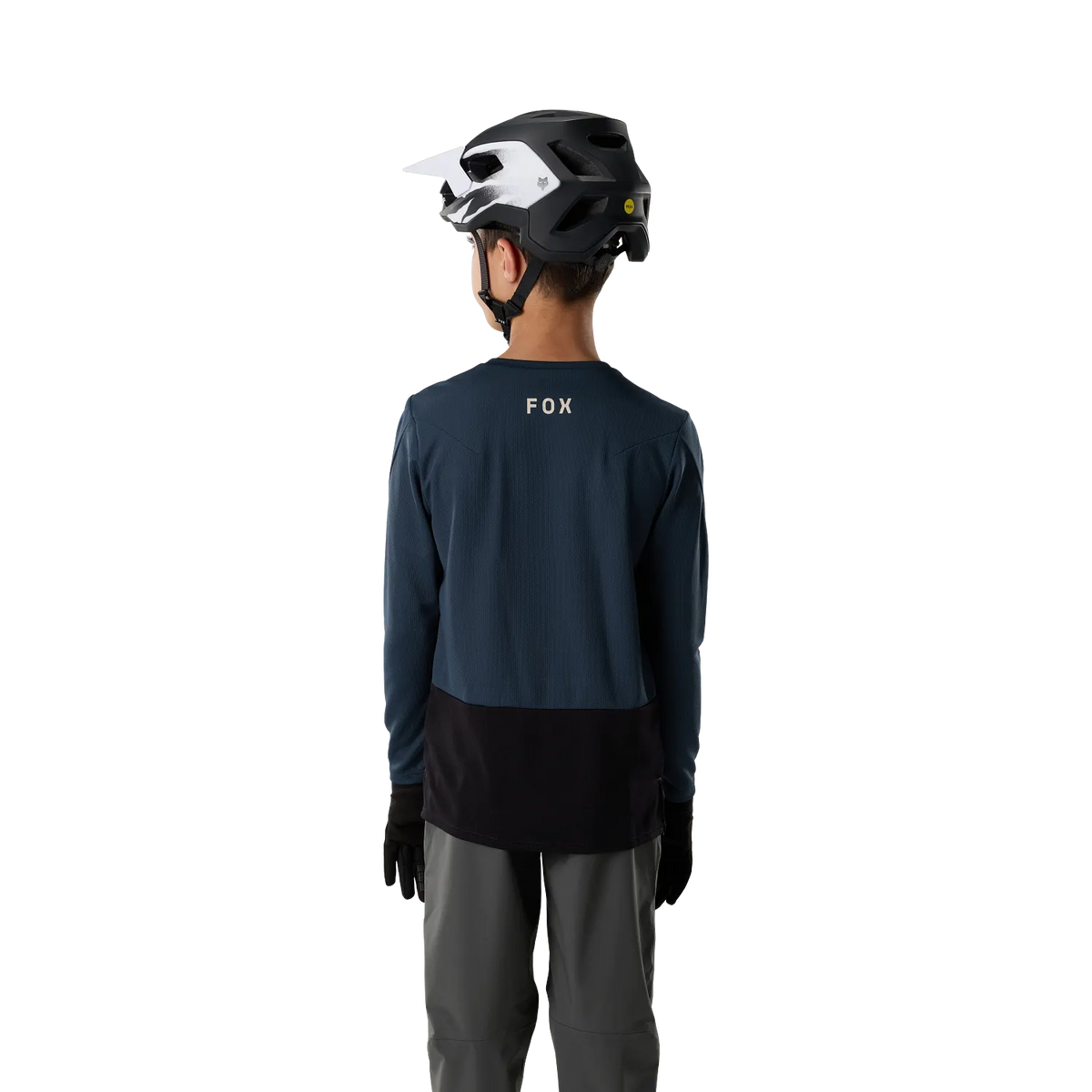 Maillot FOX RANGER FOX HEAD Junior Mangas Largas Azul Galaxy