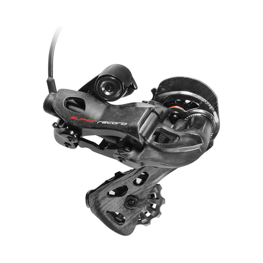Cambio trasero CAMPAGNOLO SUPER RECORD EPS de 12 velocidades – vista del producto sobre fondo blanco
