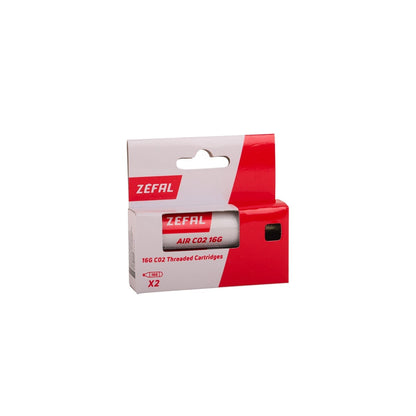 Cartucho CO2 ZEFAL Roscado 16g (x2)