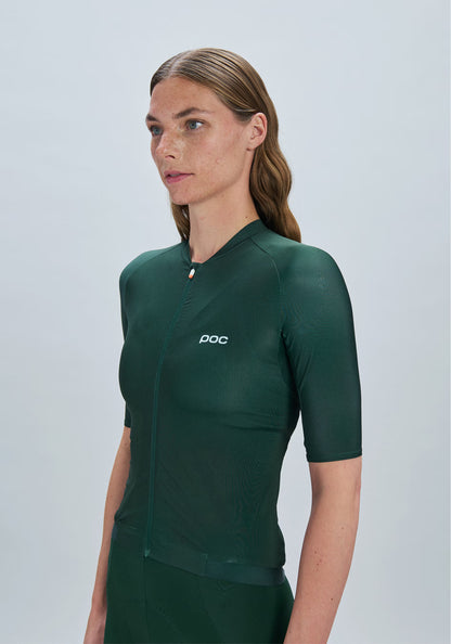 Maillot POC PRISTINE Mujer Mangas Cortas Verde