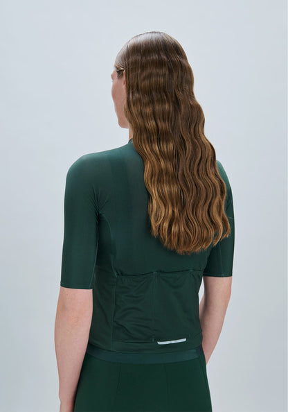 Maillot POC PRISTINE Mujer Mangas Cortas Verde