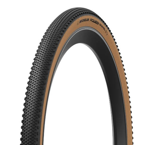 Neumático MICHELIN POWER GRAVEL Competition Line 700x40c Tubeless Ready Marrón