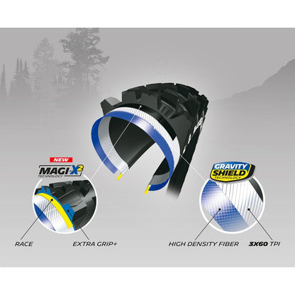 Neumático MICHELIN WILD ENDURO FRONT 27.5x2.40 MAGI-X Tubeless Ready Flexible