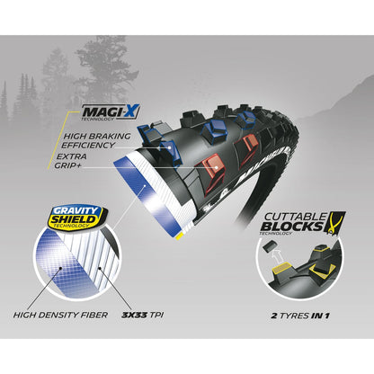 Neumático MICHELIN MUD ENDURO COMPETITION LINE 27.5x2.25 Magi-X Tubeless Ready Flexible