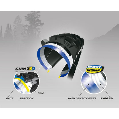 Neumático MICHELIN WILD ENDURO 27.5x2.40 FRONT GUM-X Tubeless Ready Flexible