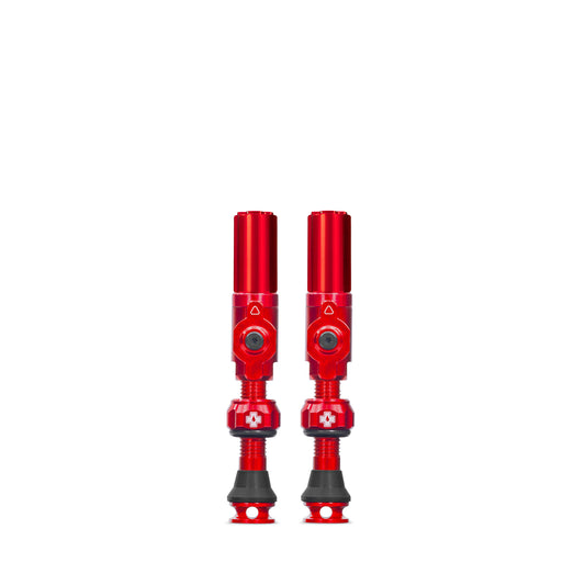 Válvulas sin cámara MUC-OFF Big Bore Hybrid (Schrader) Medium Red