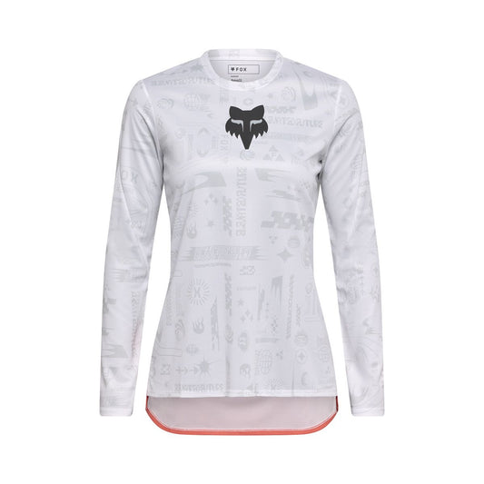 Maillot FOX RANGER LUNAR Mujer Manga Larga Blanco - Edición Especial
