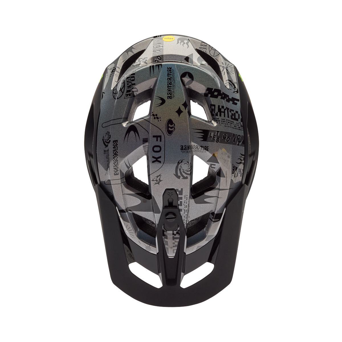 Casco MTB FOX SPEEDFRAME PRO LUNAR Negro/Gris - Edición especial