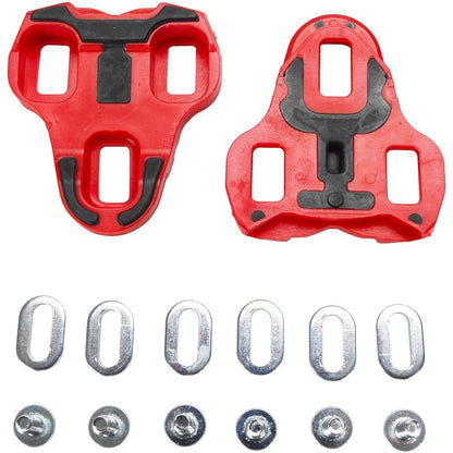 Kit de Calas VELOX ANTIDESLIZANTE para PEDALES LOOK KEO ROJO 9