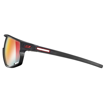 Gafas JULBO RUSH Negro Mate/Negro Brillante Reactiv Amarillo/Marrón